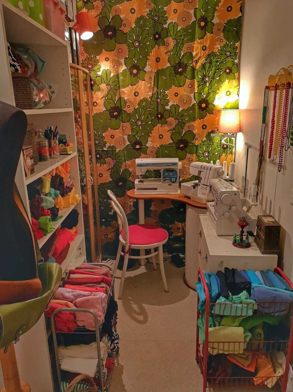 Jos Netalta kysyy kodin lempipaikkaa, vastaus on helppo: ompelunurkka!