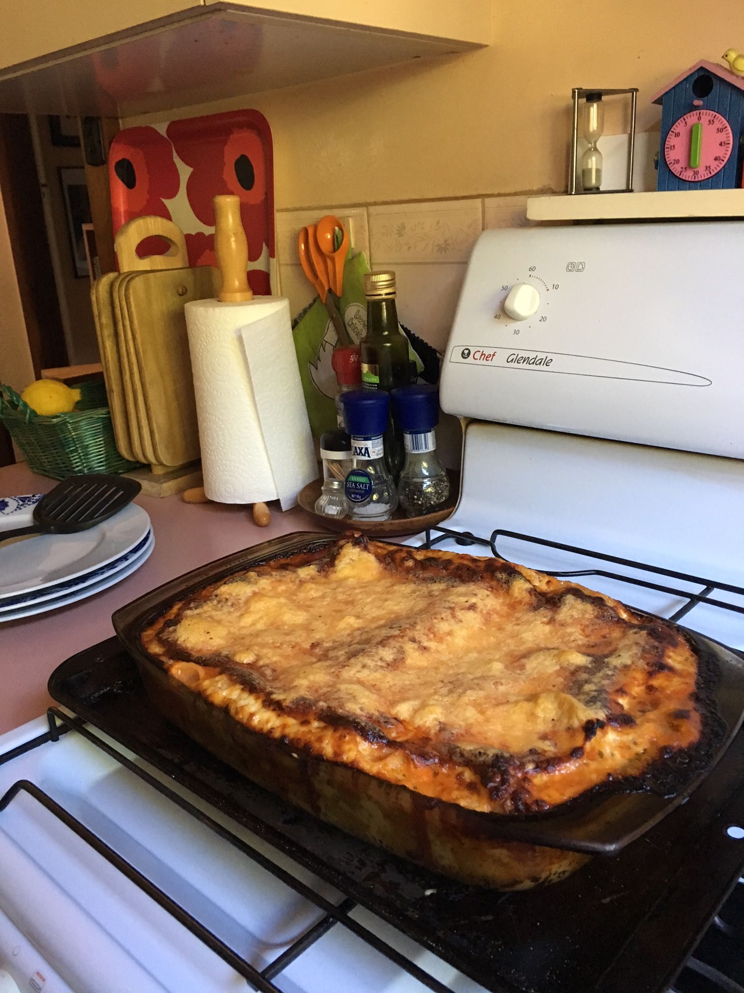 Lasagnea suomalaisohjeella.
