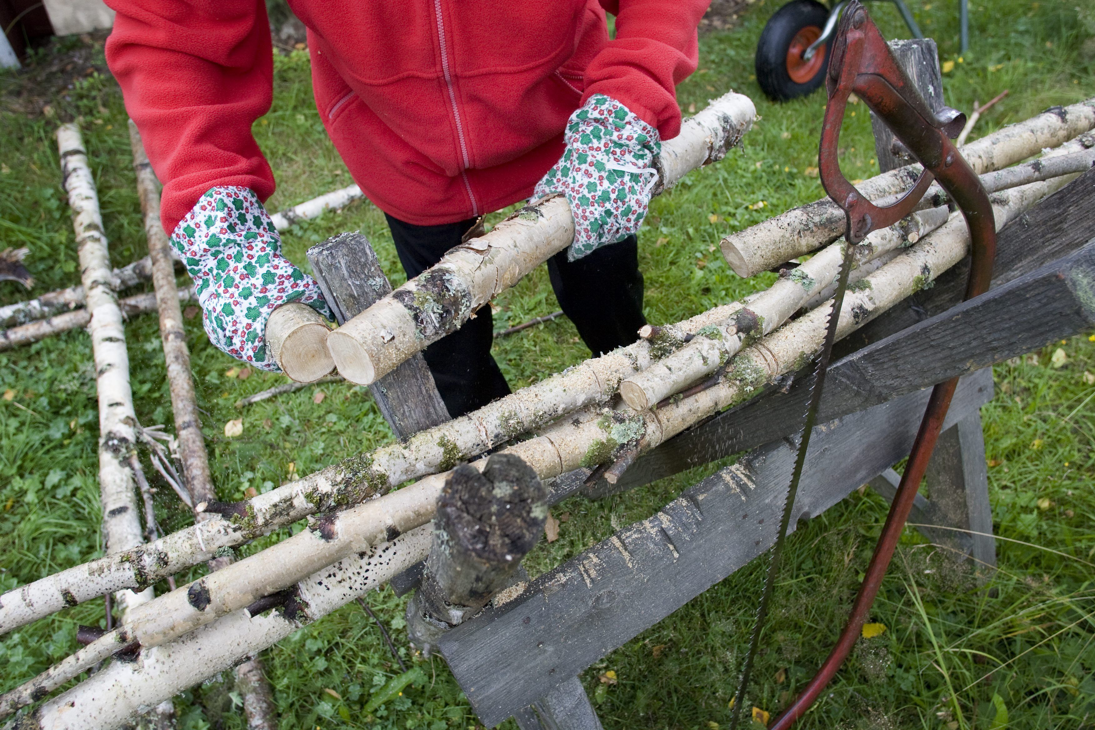 ”Ei meillä halkoja ennenkään ole valmiina ostettu.”