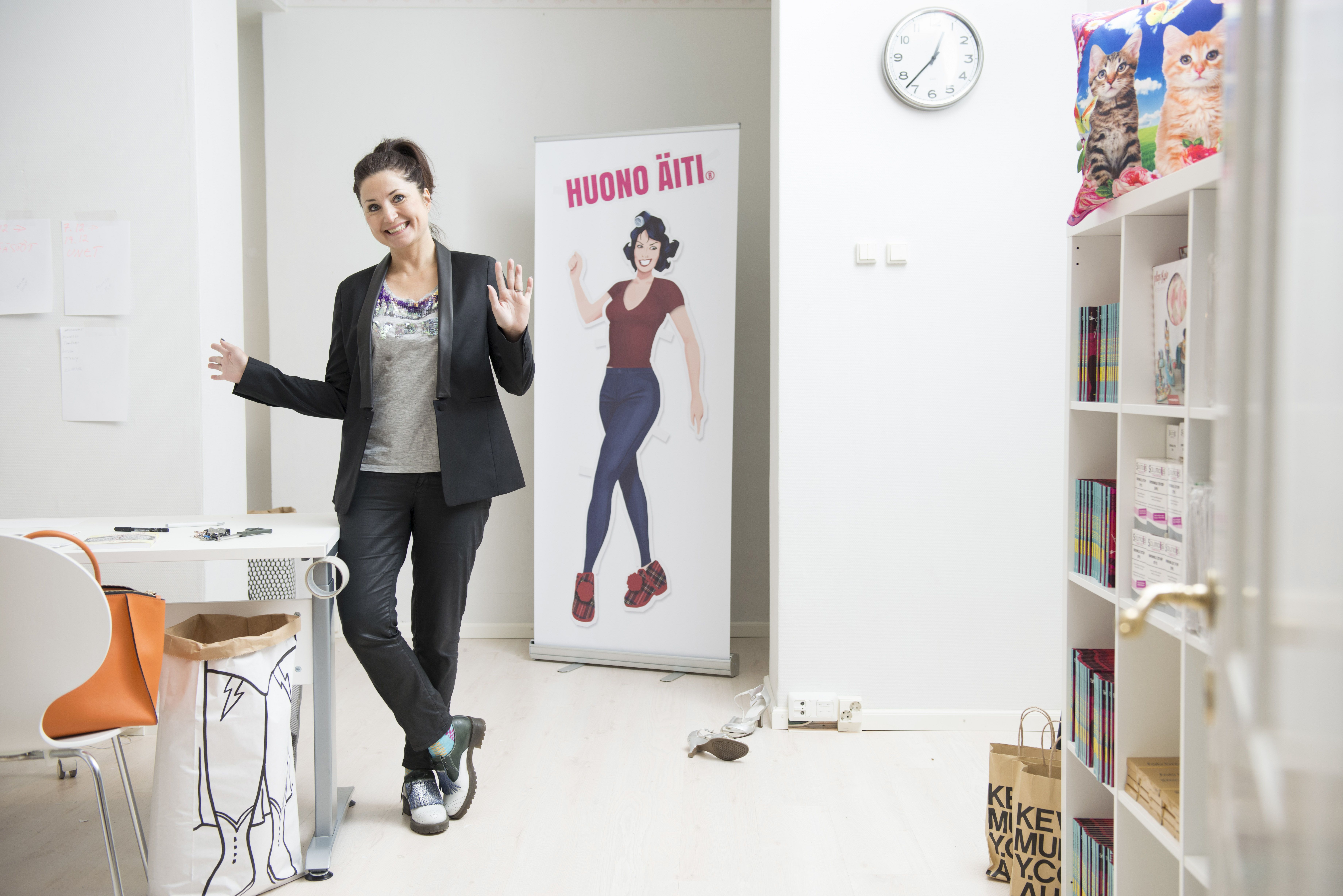 Blogista kasvaneella Huono Äiti -yrityksellä on toimisto Helsingin Kruununhaassa.