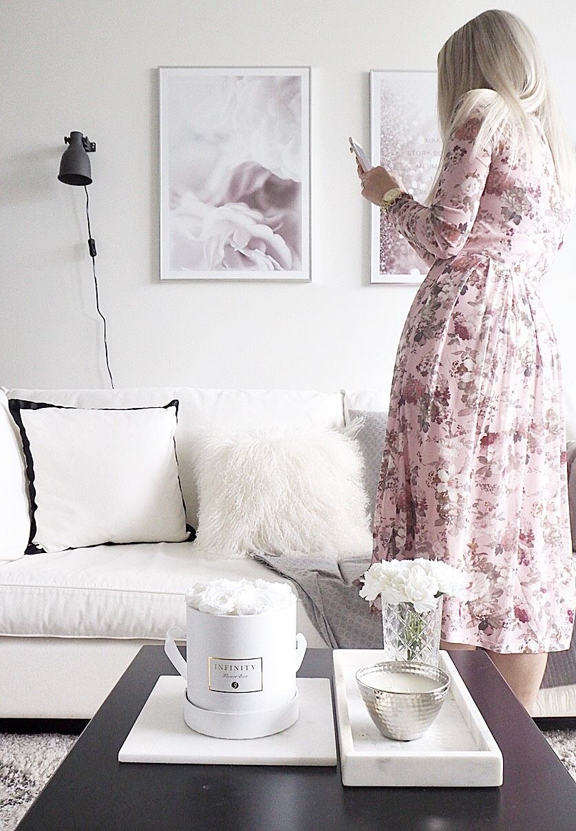 ”Pidän edelleen kauniista asioista ympärilläni, viihtyisästä kodista ja näteistä vaatteista. Mutta en enää ajattele niitä koko ajan.”