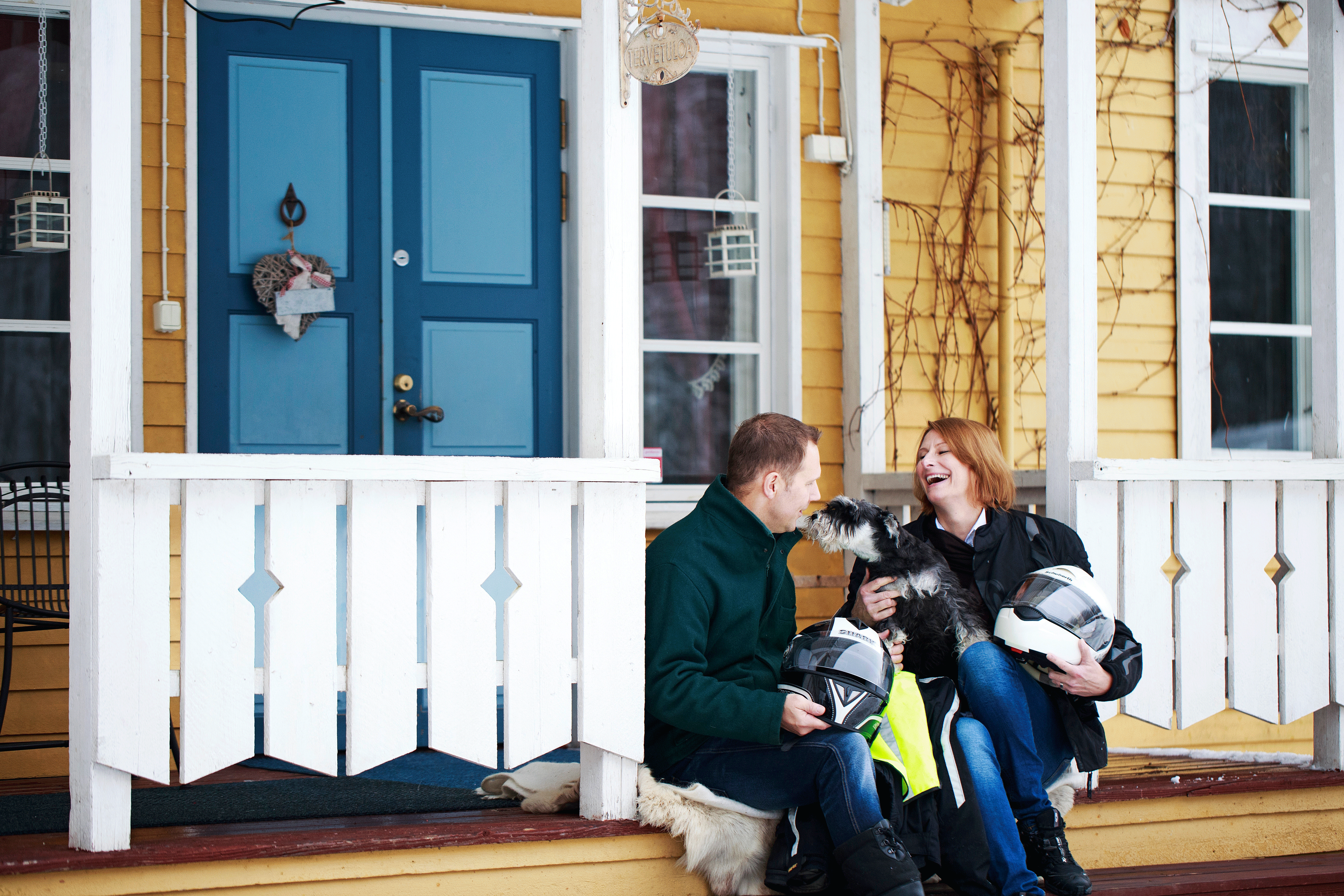 Minna ja Pasi puhuivat suhteen alussa kaikki selväksi. ”Se on helpotuskin, kun tietää toisesta kaiken.”­