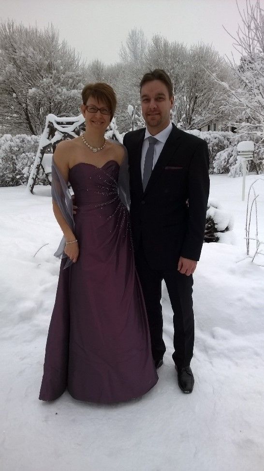 Heli juhli linnassa avopuolisonsa Jannen kanssa. 