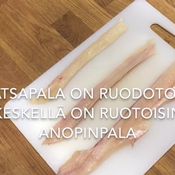 Paloittele hauki ruodottamaksi