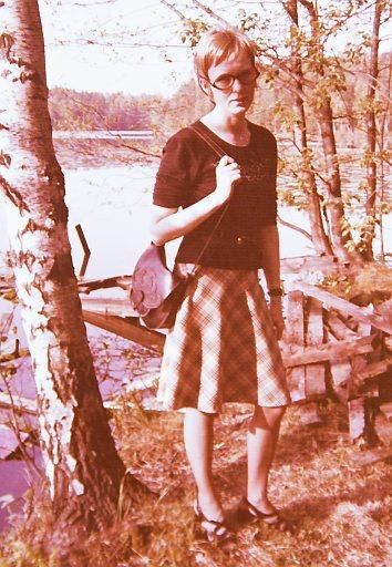 Tässä kuvassa olen kolmekymppinen. Siihen aikaan minun oli paha olla.