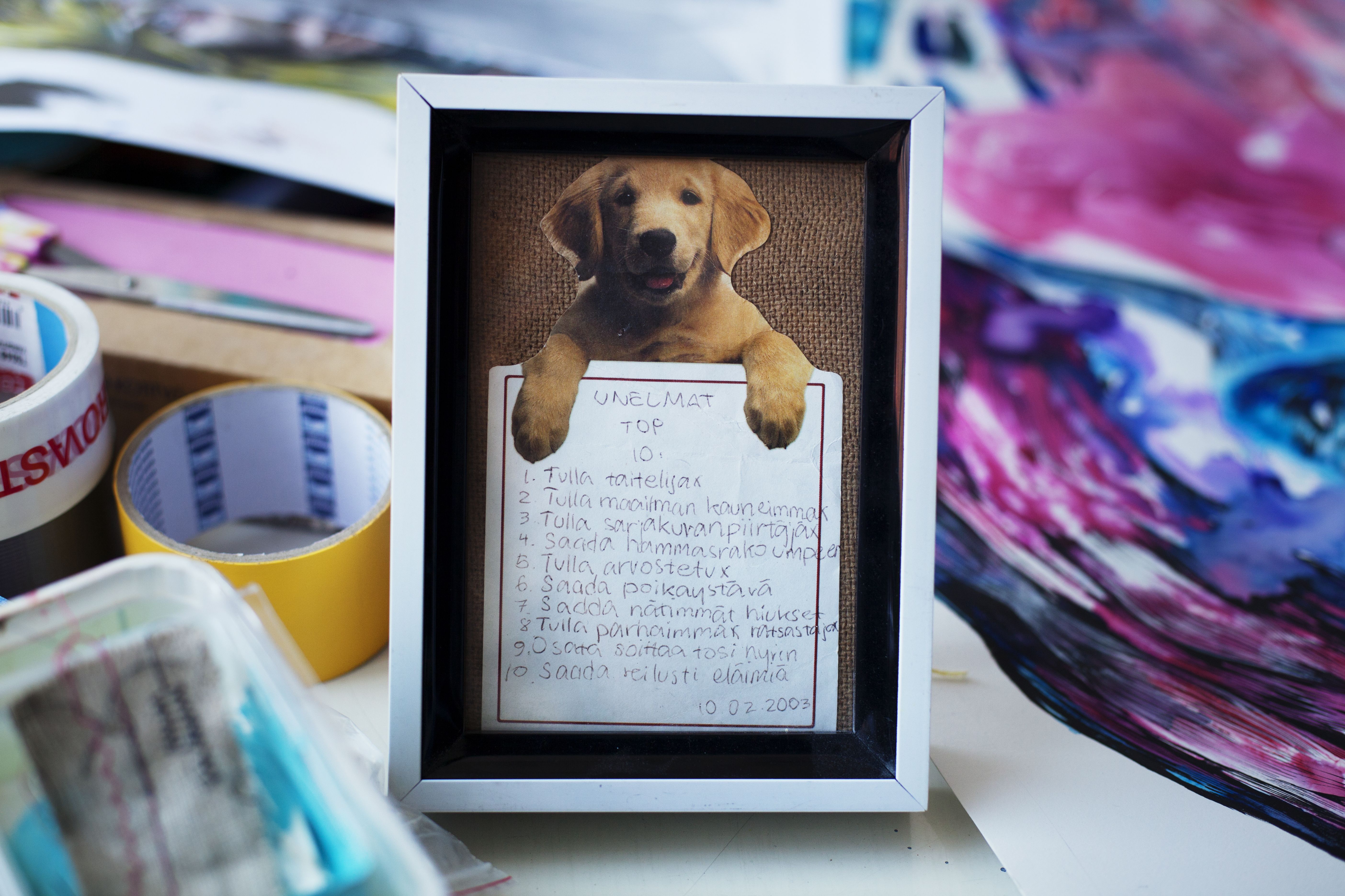 Viivin lapsena kirjoittaman unelmalistan ensimmäinen kohta on voimassa yhä.