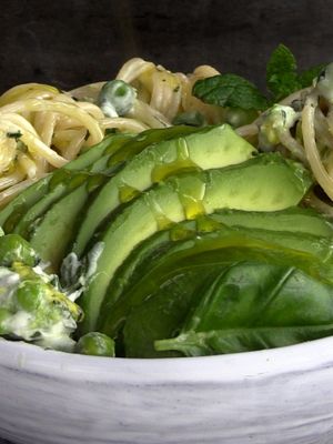 Soppa Vihreä spagetti