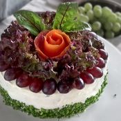 KK Voileipäkakun koristelu