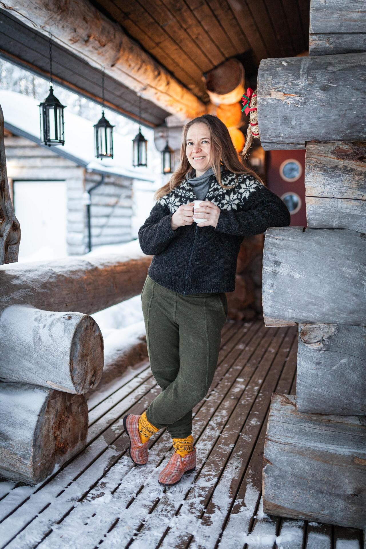 Hiihtolenkin jälkeen oloni on onnellinen. Tuntuu, että olen tehnyt itselleni hyvää.