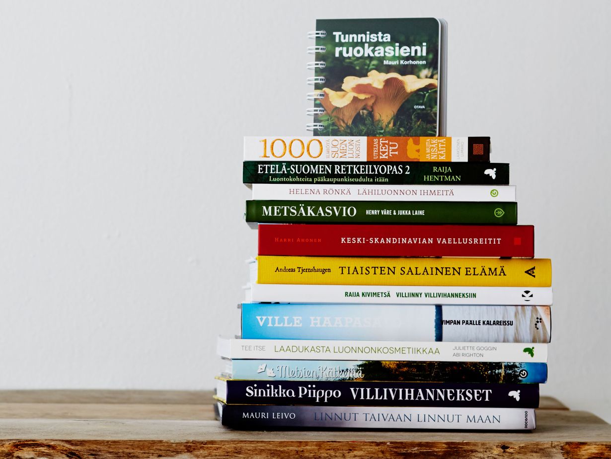 Löydä itsellesi sopivin luontokirja.