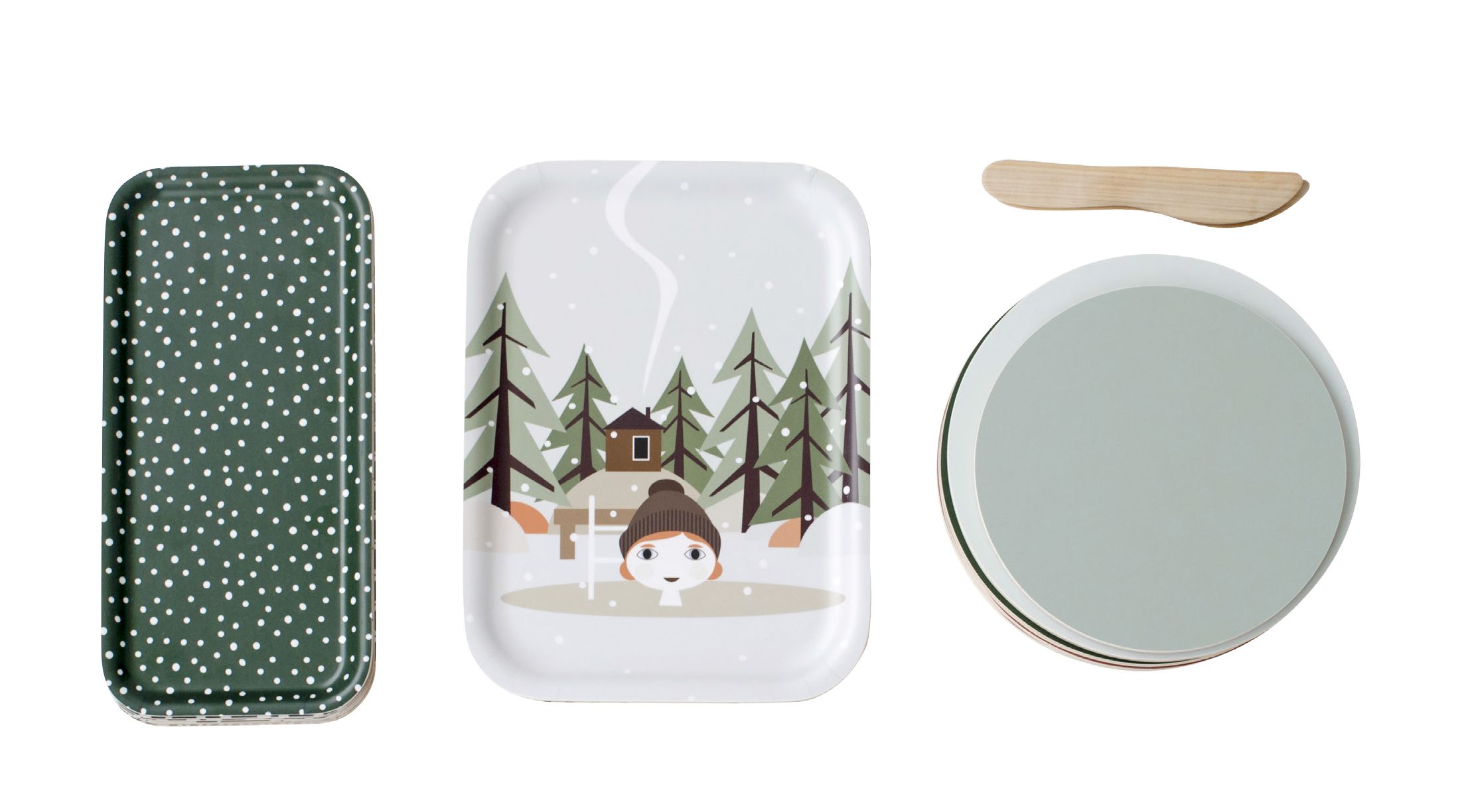 Avanto- ja Lumi-tarjottimet, 30 e ja 24 e, Nämä Shop. 