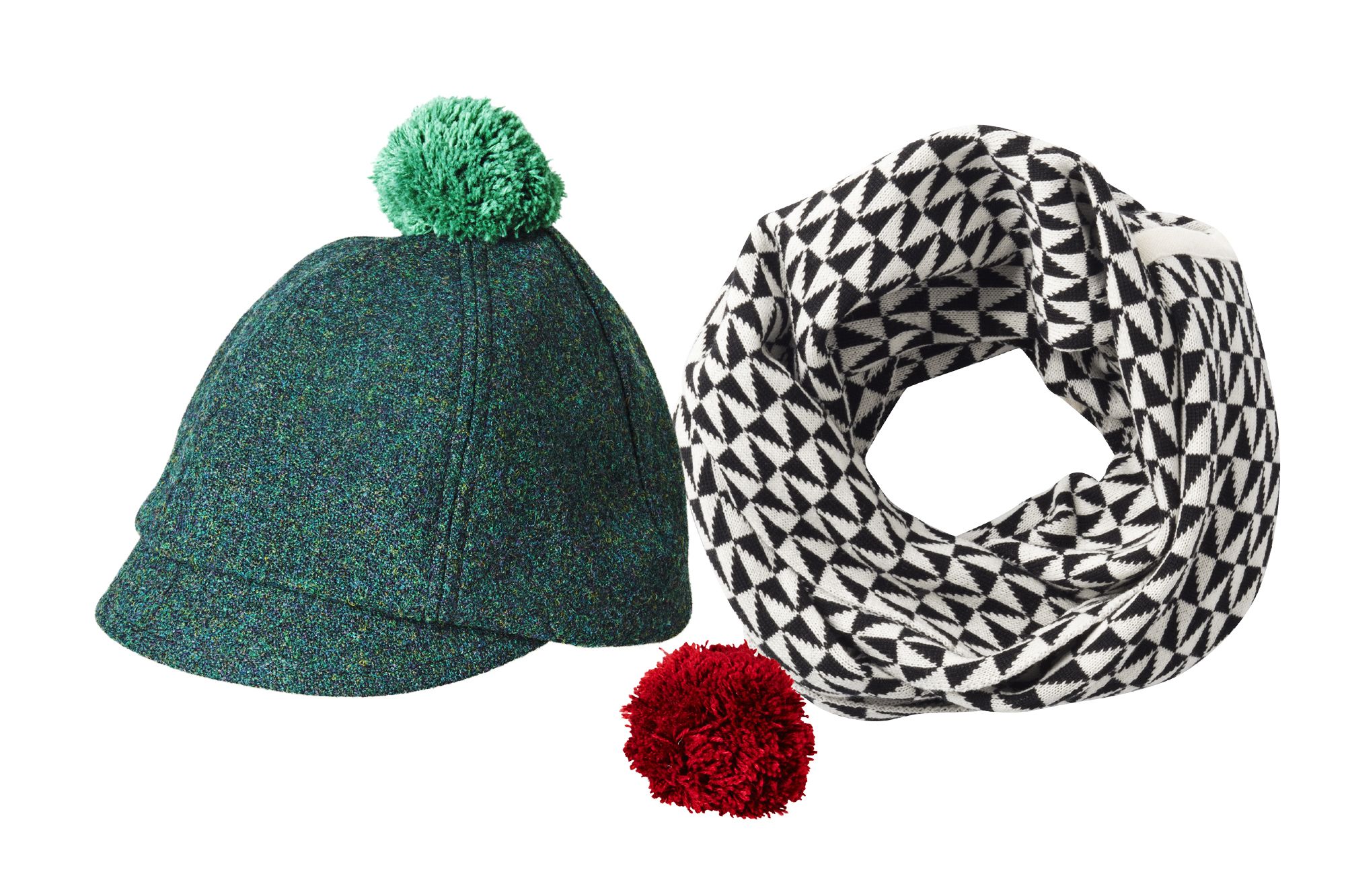  Coston Kombai-hatun ilme vaihtuu varatupsulla, 59 e ja 5 e, Tre. Pehmeästä merinovillasta kudottu Kauneven tuubihuivi, 75 e, Weecos. 