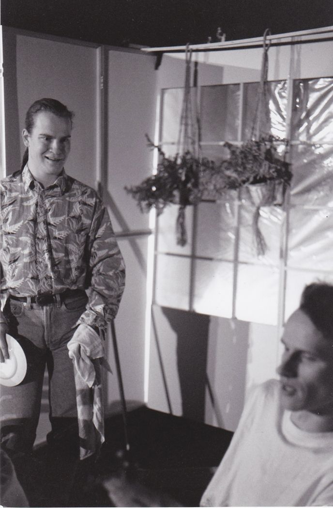 Vuonna 1994 Karin kanssa näyttämöllä oli Teppo Haapasalo (oik.).