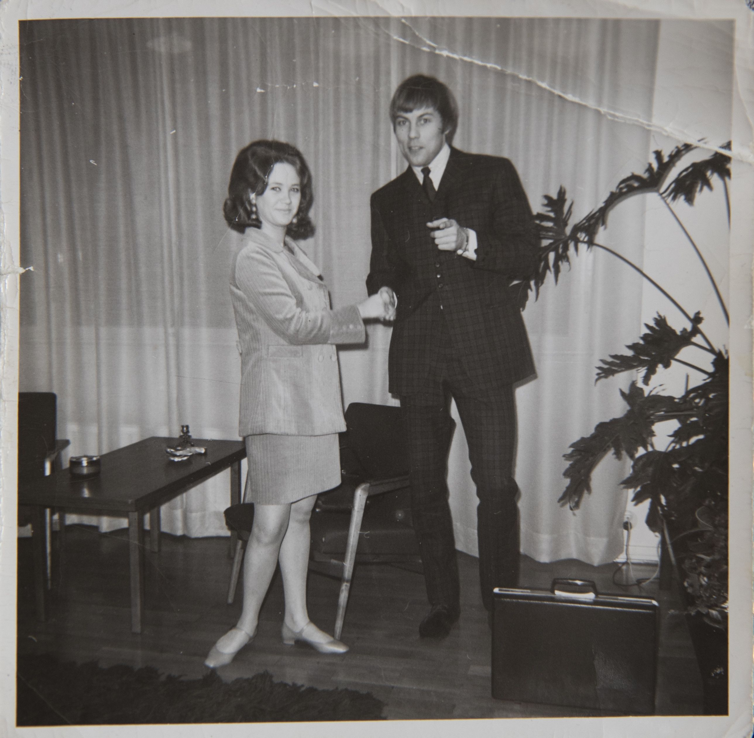 ”Vuonna 1967 minä ja Danny olimme vielä tummatukkaisia.”