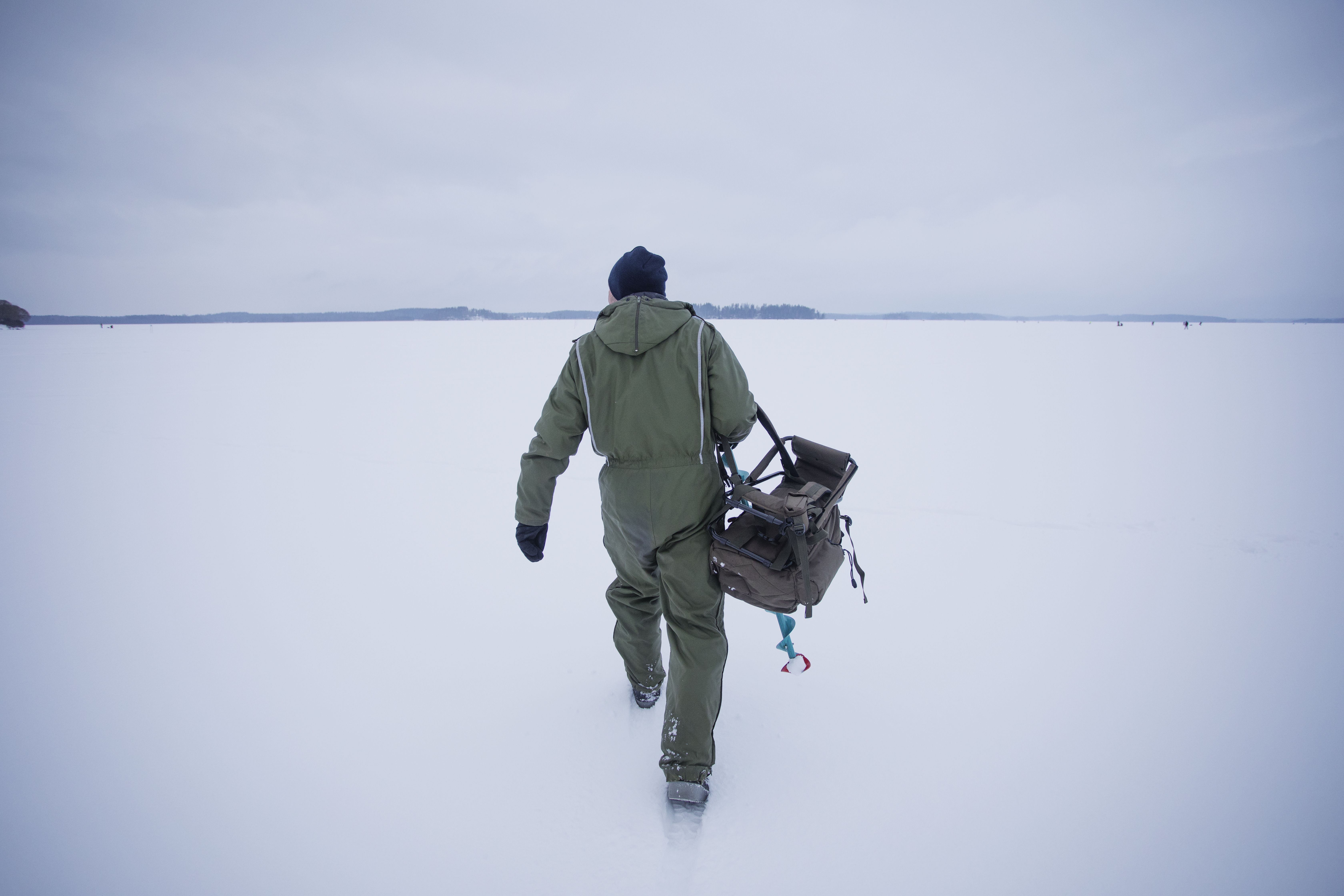 Kun Jukka lähtee kalaan, saalis ei ole tärkein.