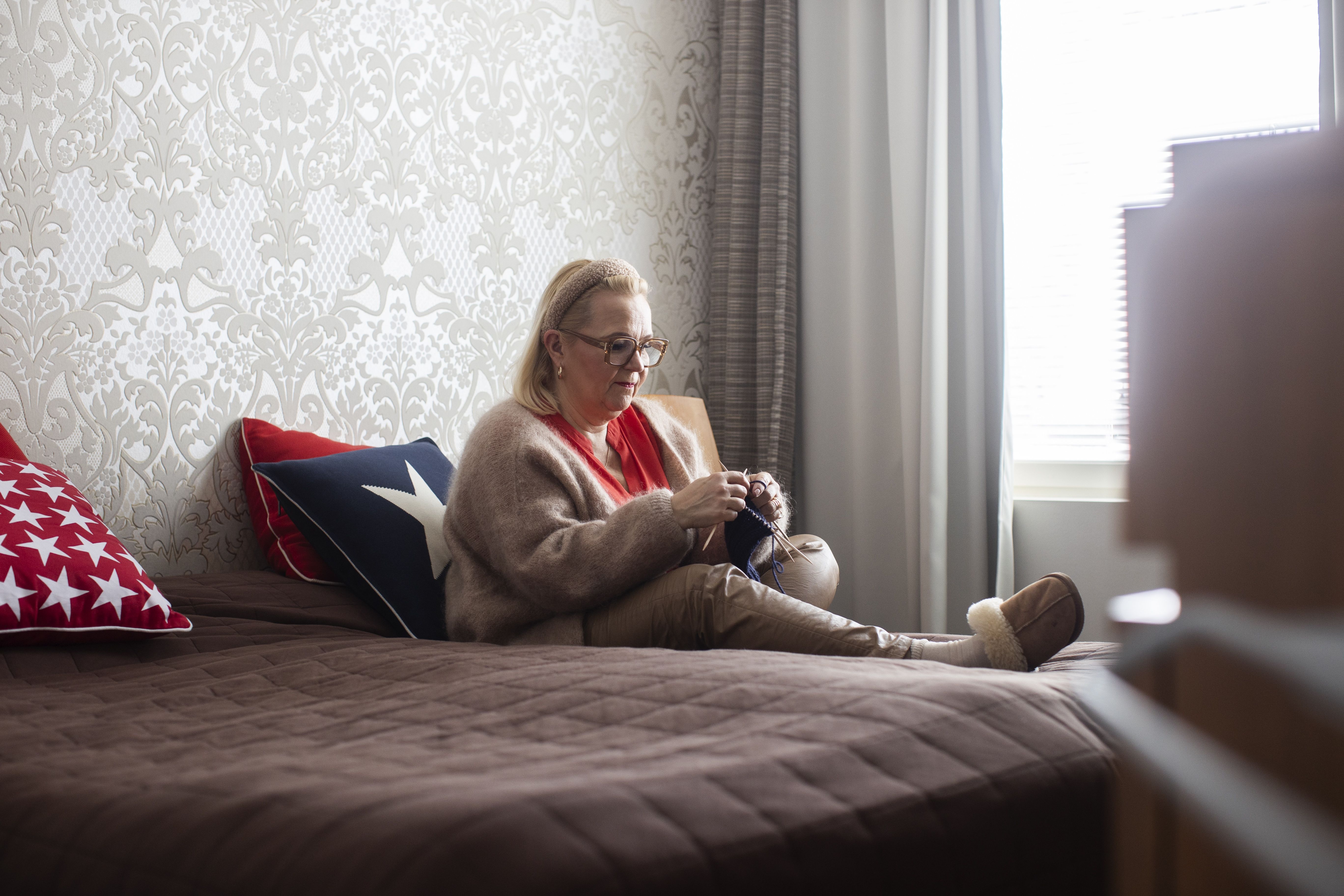 Annukka sai vaikeana aikana apua myös omalta terapeutiltaan. ”Oli tärkeää kuulla, että syy Stellan sairastumiseen en ollut minä.”