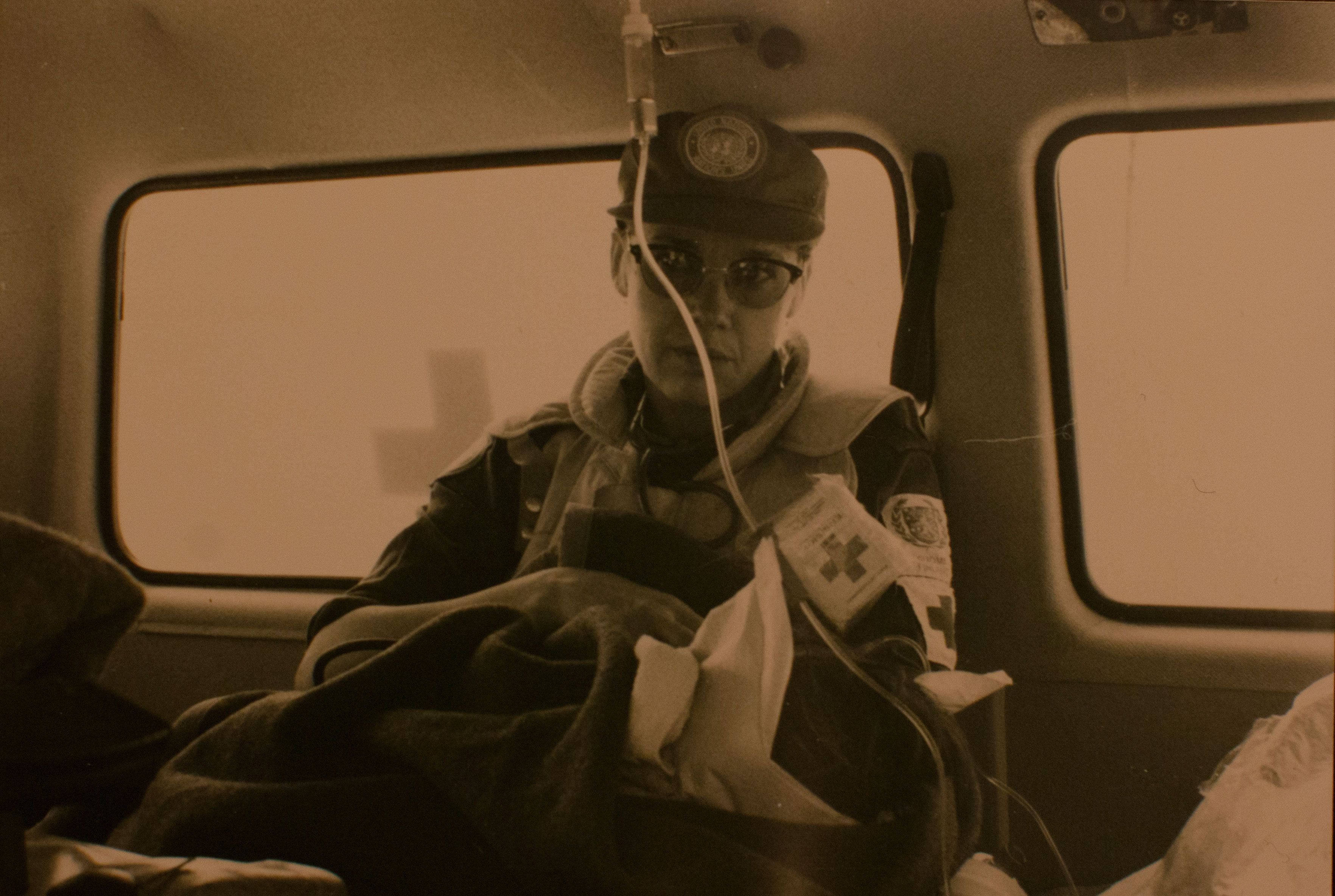 Kuljetan lasta paikalliseen sairaalaan. Kun lapsi lakkasi itkemästä ja äiti antoi halauksen, tiesin tekeväni tärkeää työtä.