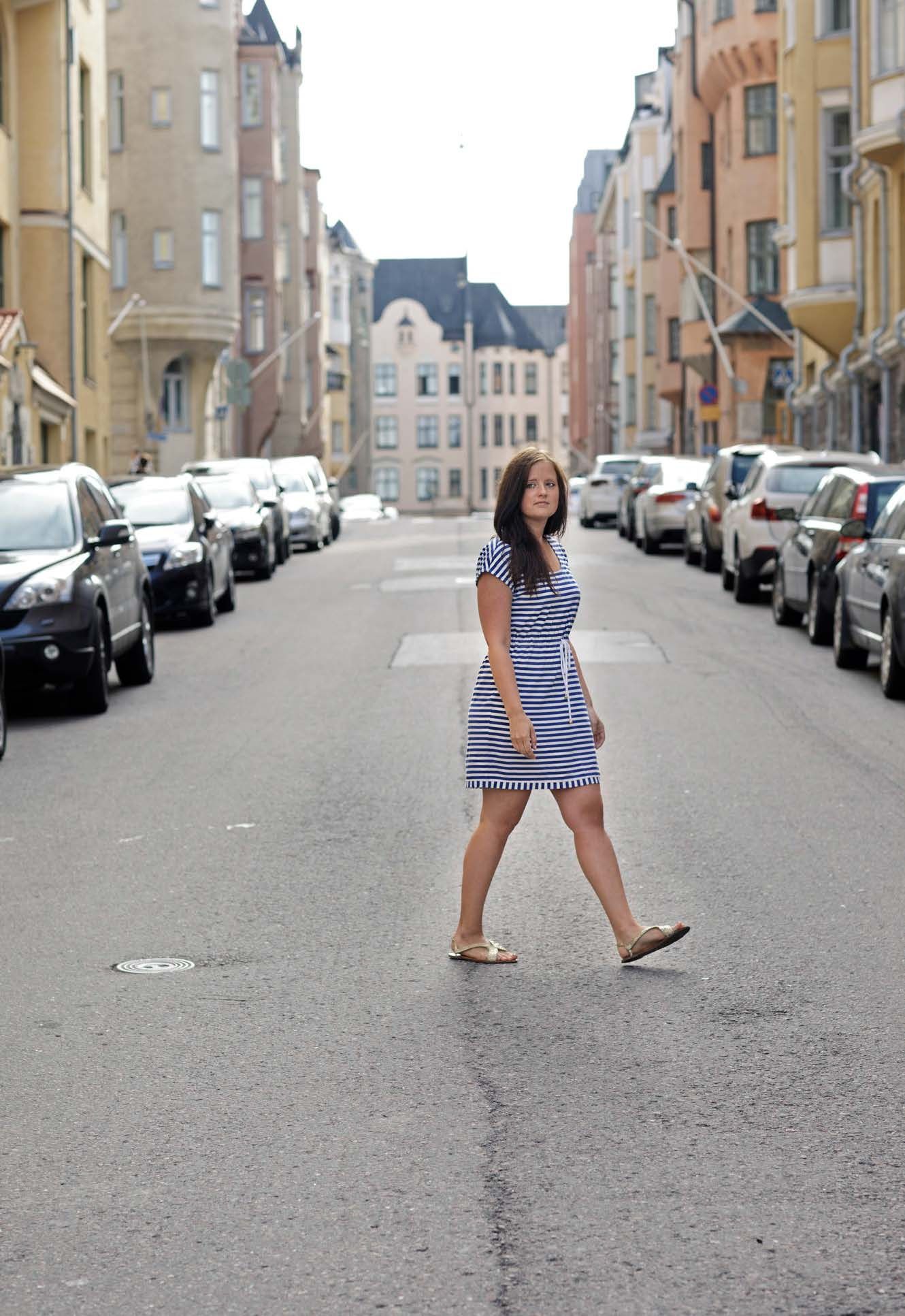 Lapsuuden kotikatu ei herätä ikäviä muistoja.