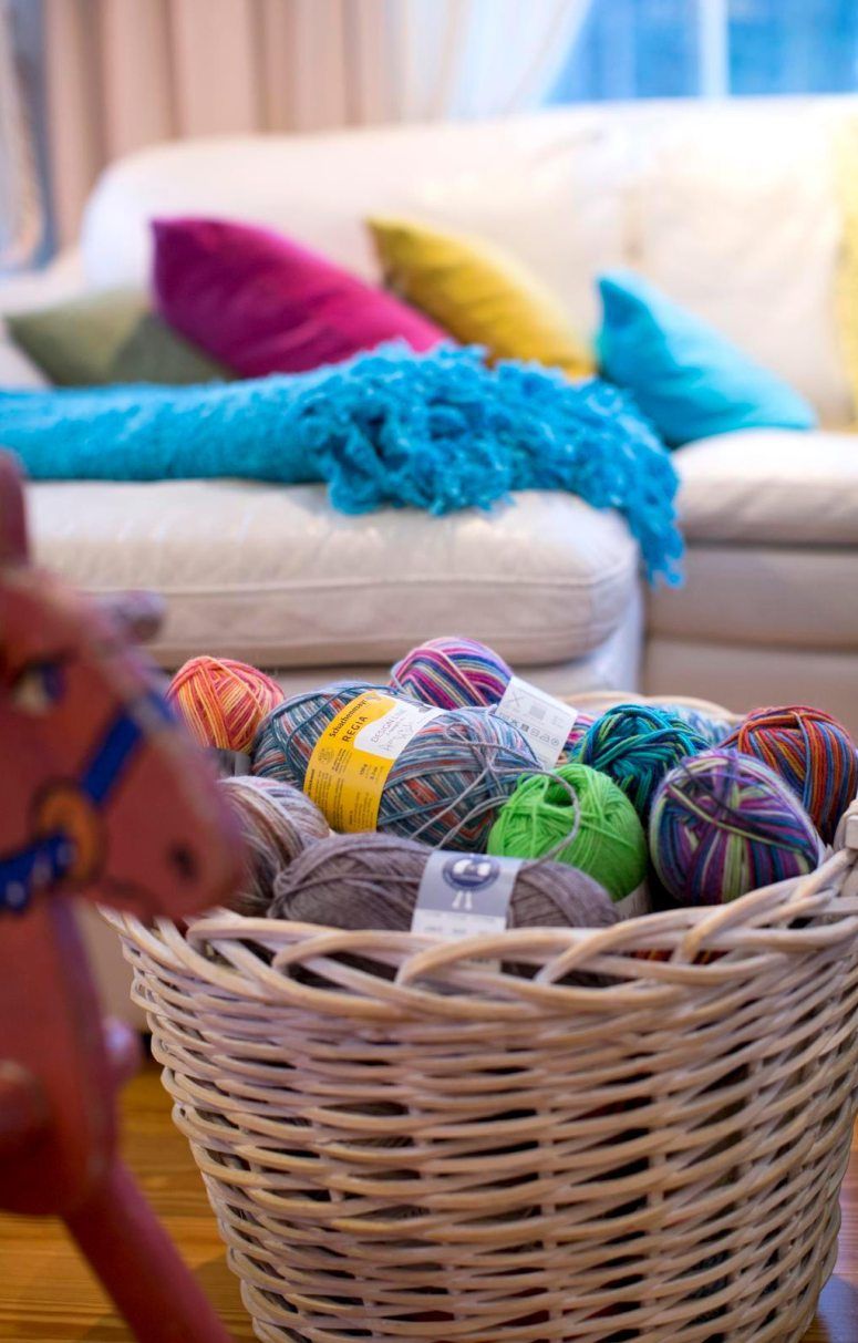 Mukavia kutomanurkkauksia on eri puolilla taloa.