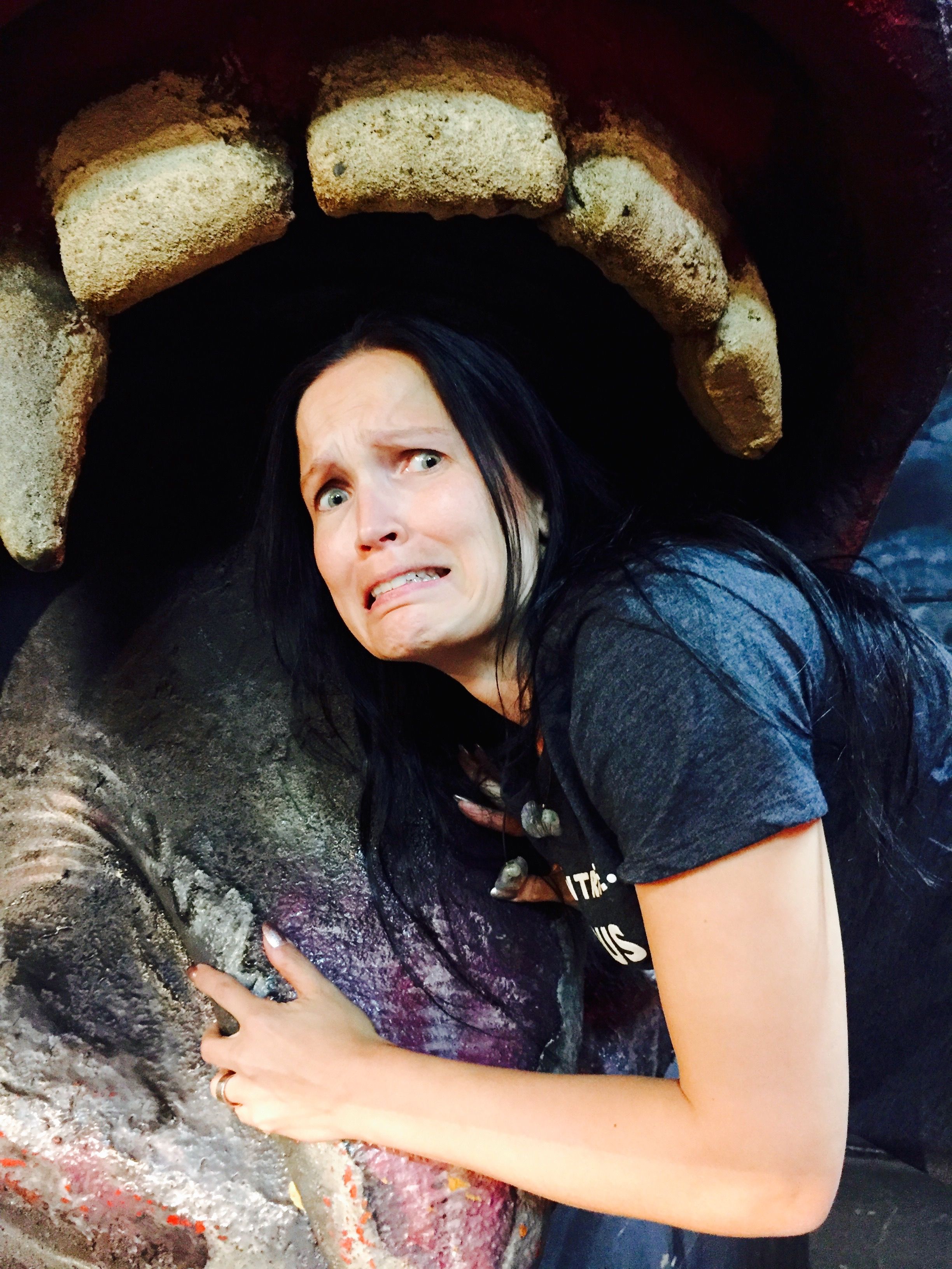 Pureeko se? Harjoittelimme heviluolassa.