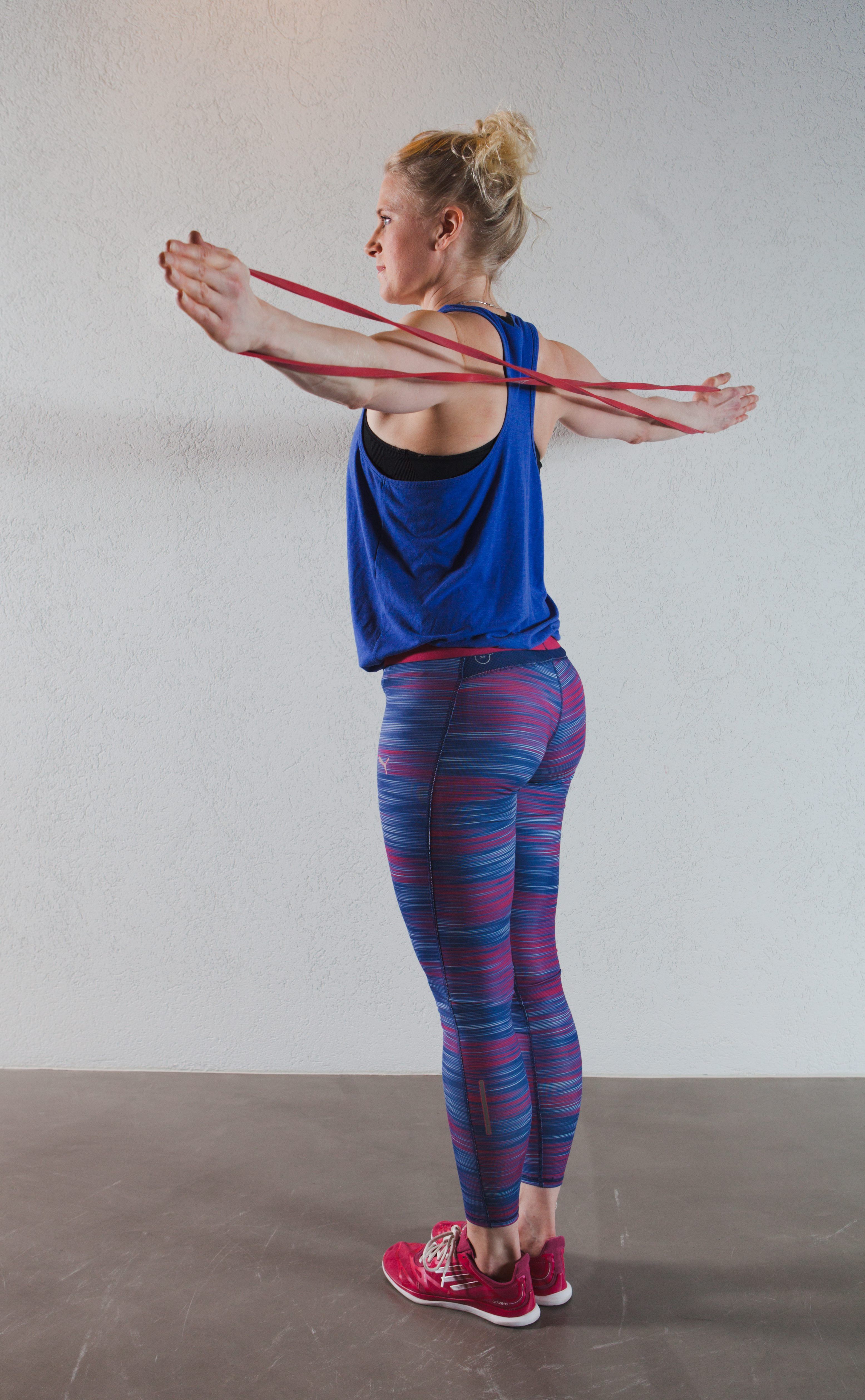 Tämä on lähtöasento. Työpaikalla ei tarvitse vaihtaa päälle jumppapukua.