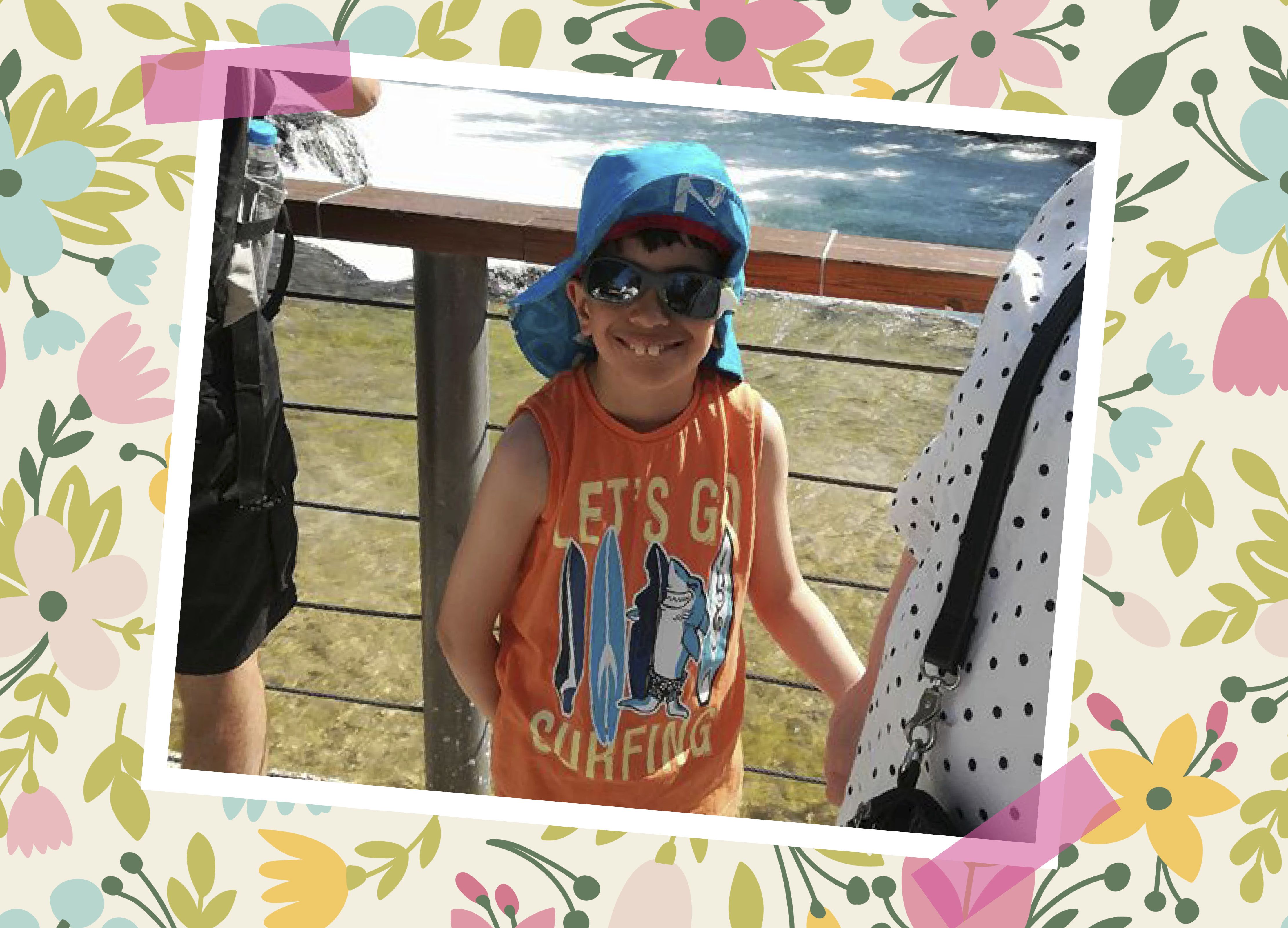 Abdu ei enää pelkää vettä, se on ihana juttu kesällä.