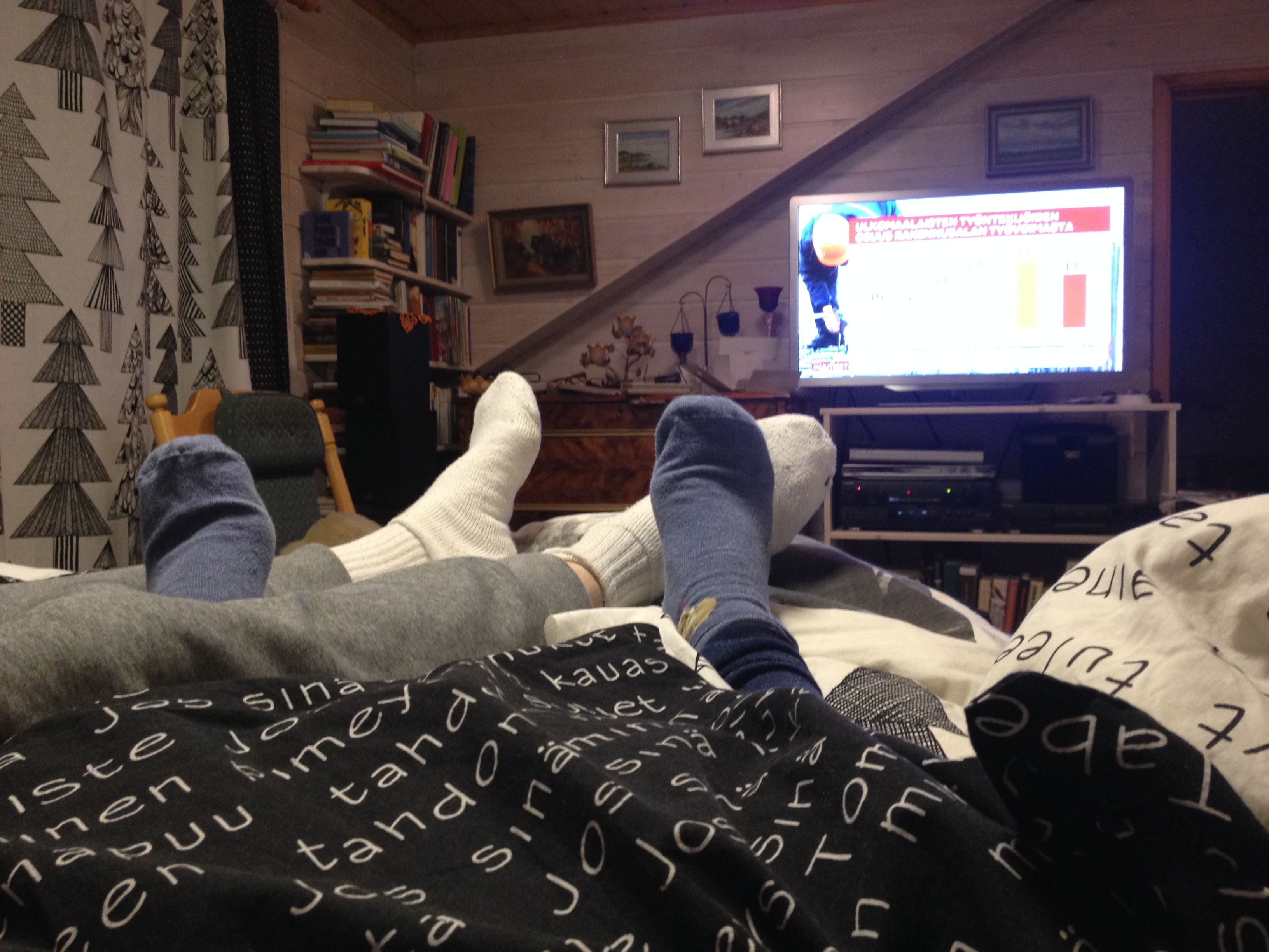 Pötköttelysängyssä kelpaa maata vieretyksin.