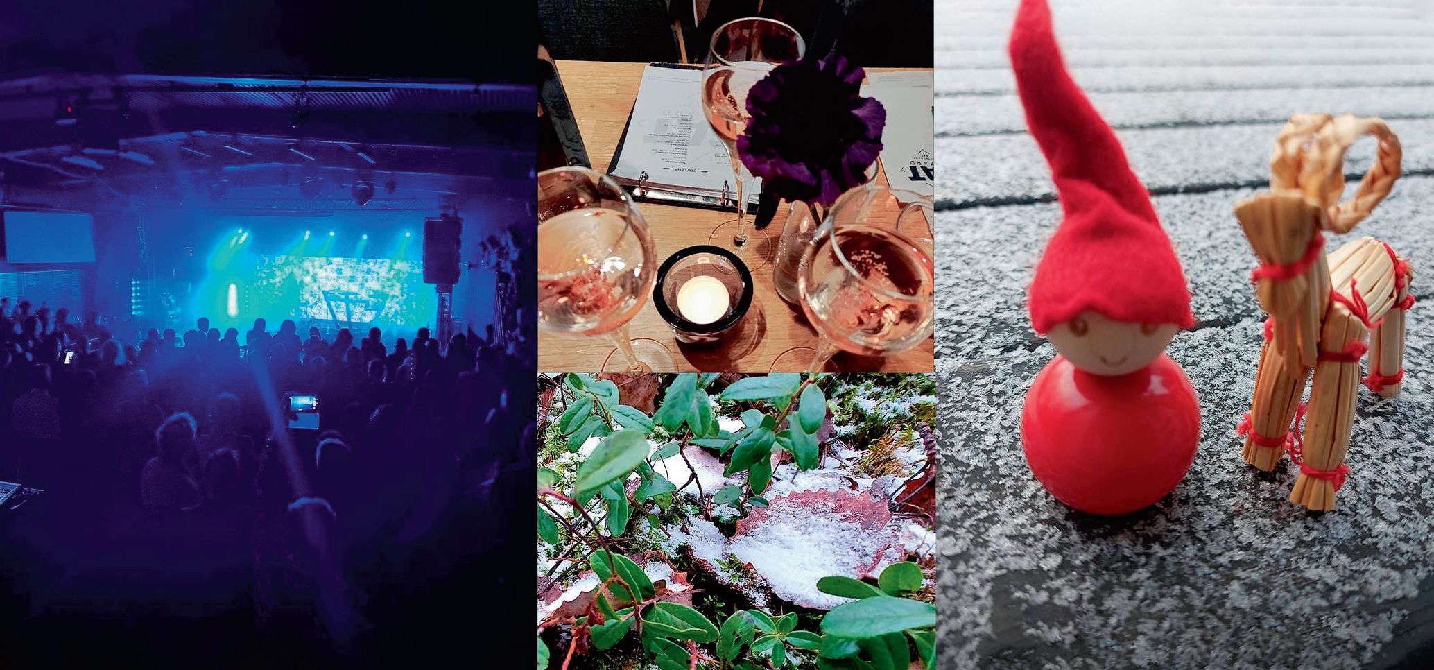 Vuoden loppupuolella ja jouluna Aija vietti aikaa kaikkein tärkeimpien ihmistensä kanssa.