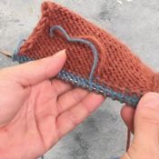 KK Häntien päättely neuloessa