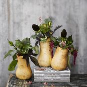 Koverra kurpitsasta hauska maljakko