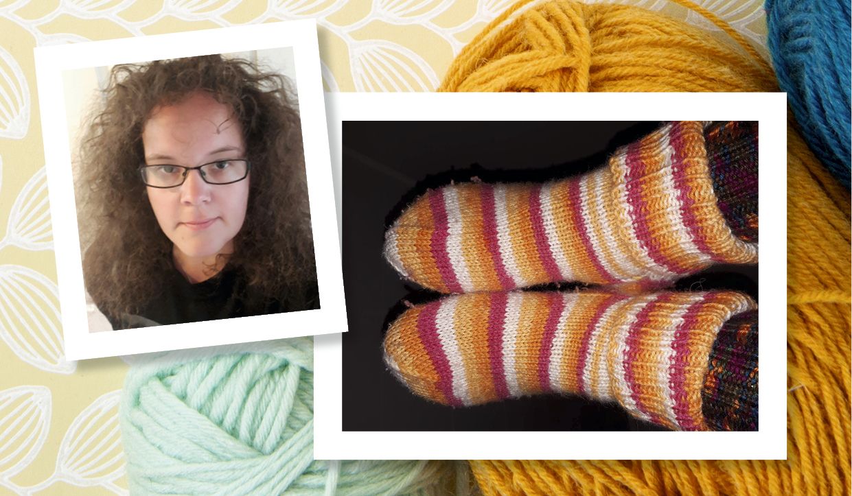 Kaiken myllerryksen keskellä Heidin työkaveri kysyi, mitä oikein tekee sairauslomallaan, kun ei ole töissäkään. Heidi heitti hänelle haasteen. "Neulot minulle villasukat."