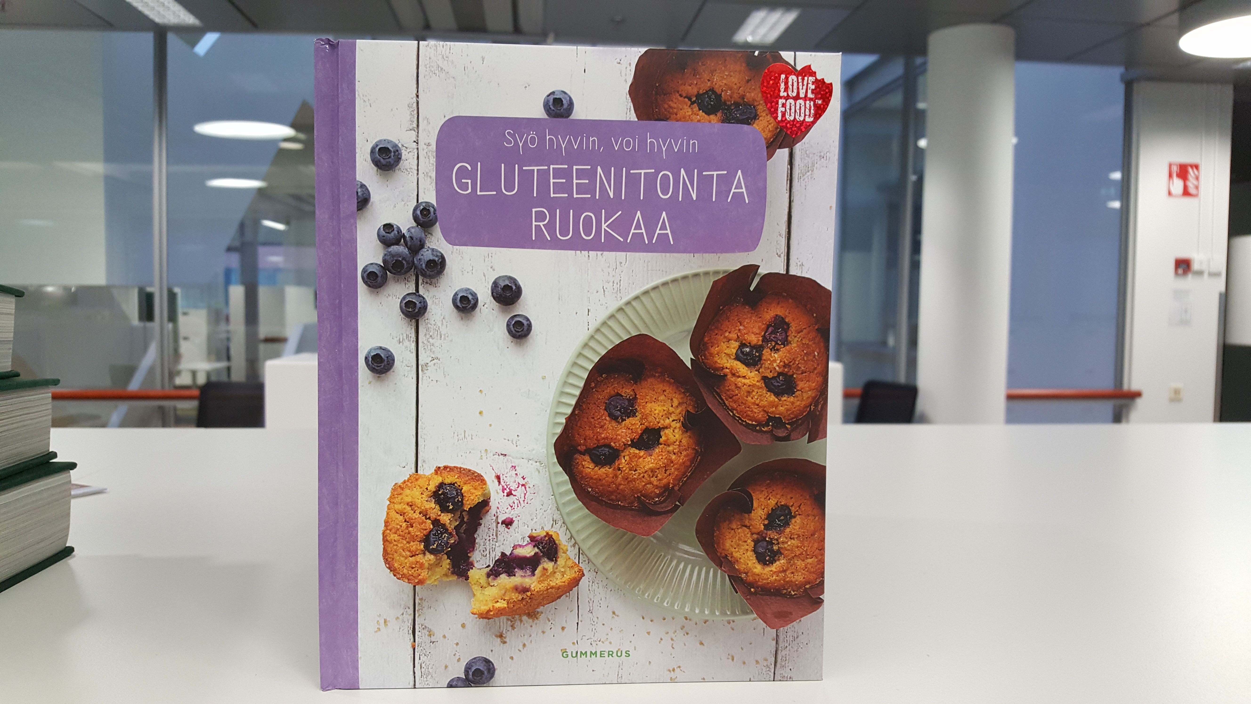 Syö hyvin, voi hyvin - Gluteenitonta ruokaa -keittokirja (Gummerus 2017) sisältää 50 reseptiä, jotka auttavat joko karsimaan gluteenin ruokavaliosta tai vähentämään sen määrää.