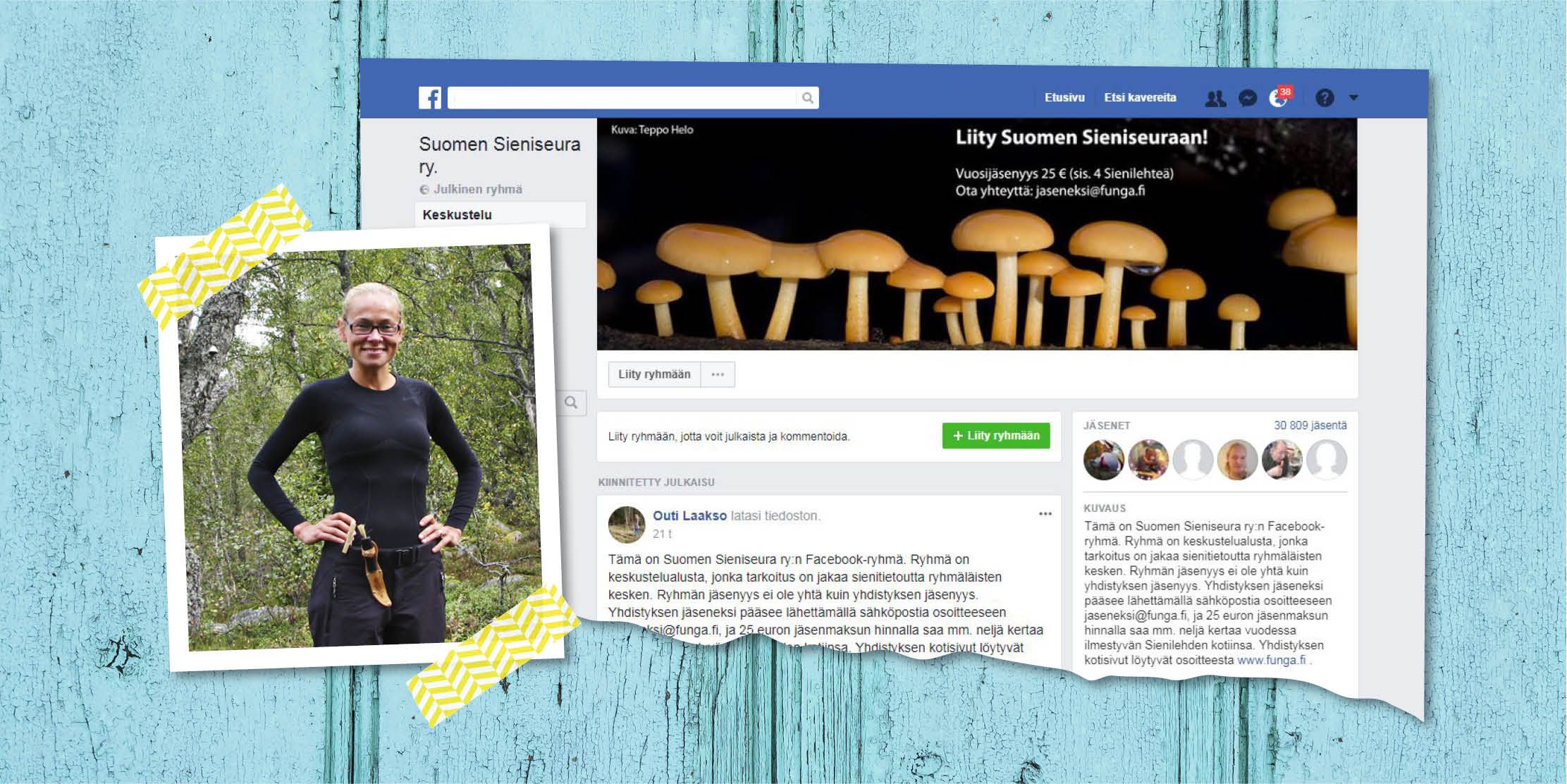 Kun joku sattumalta löytää toiselta puolelta Suomea sieniharvinaisuuksia, Outi saa tiedon ensimmäisten joukossa.