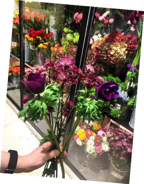 ”Menin kotiin kukkakaupan kautta.”