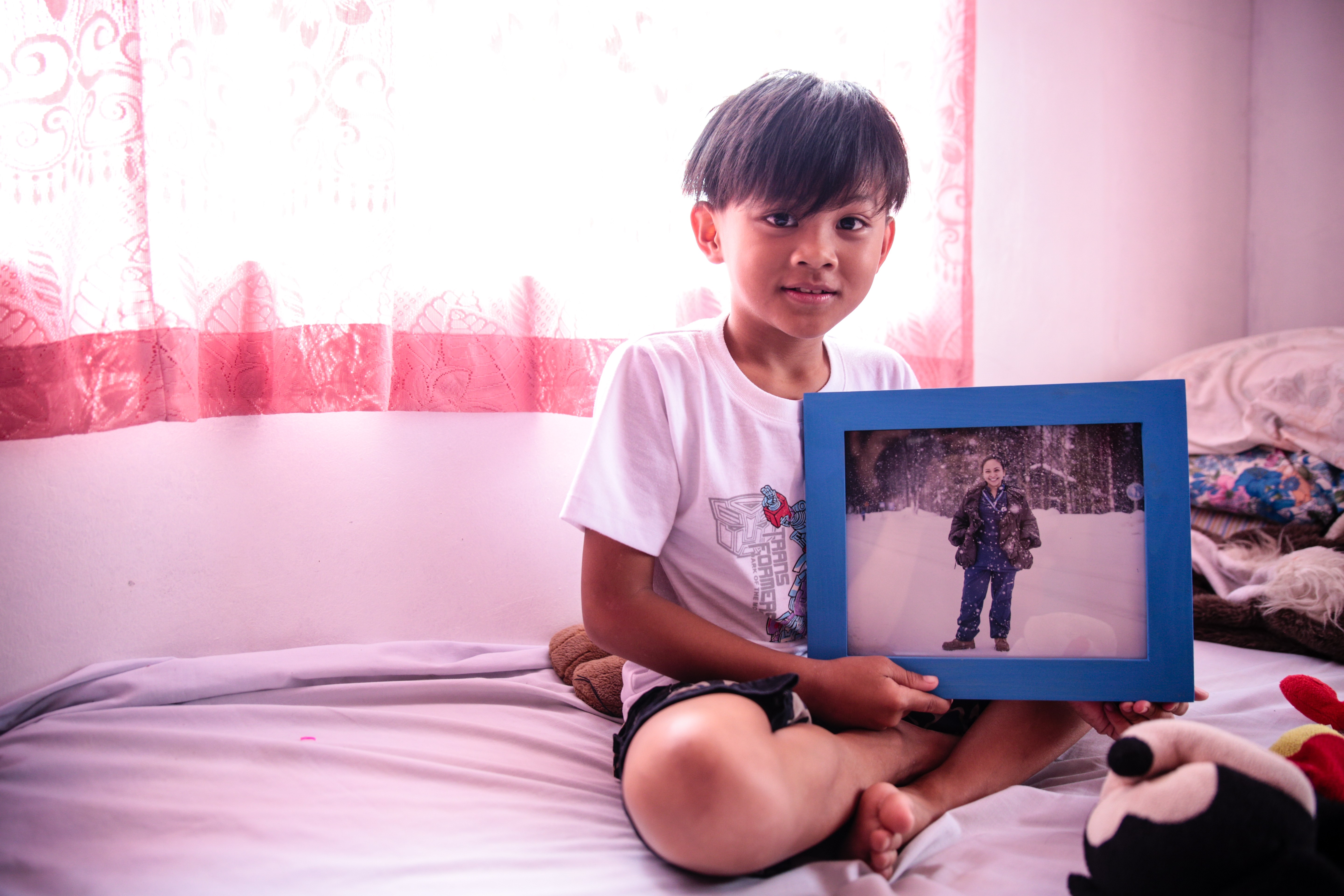 Denzl haluaisi Suomeen. ”Jotta voisin nähdä äidin ja lunta.”