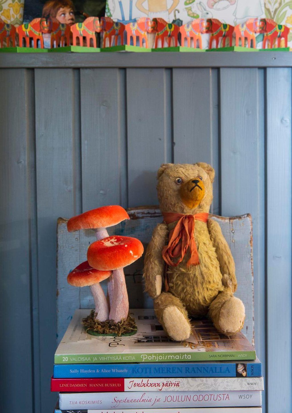 Mari kuuluu niihin, jotka salaa odottavat joulua jo syyskuussa. Ikivanha nalle tuottaa iloa