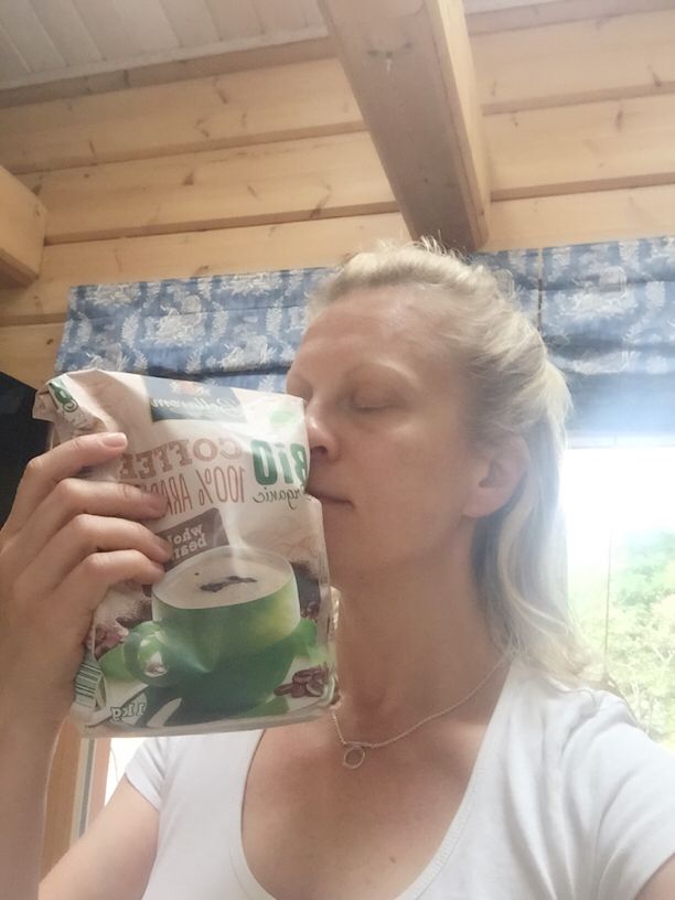 Aamukahvi ja luomupavut, ah!