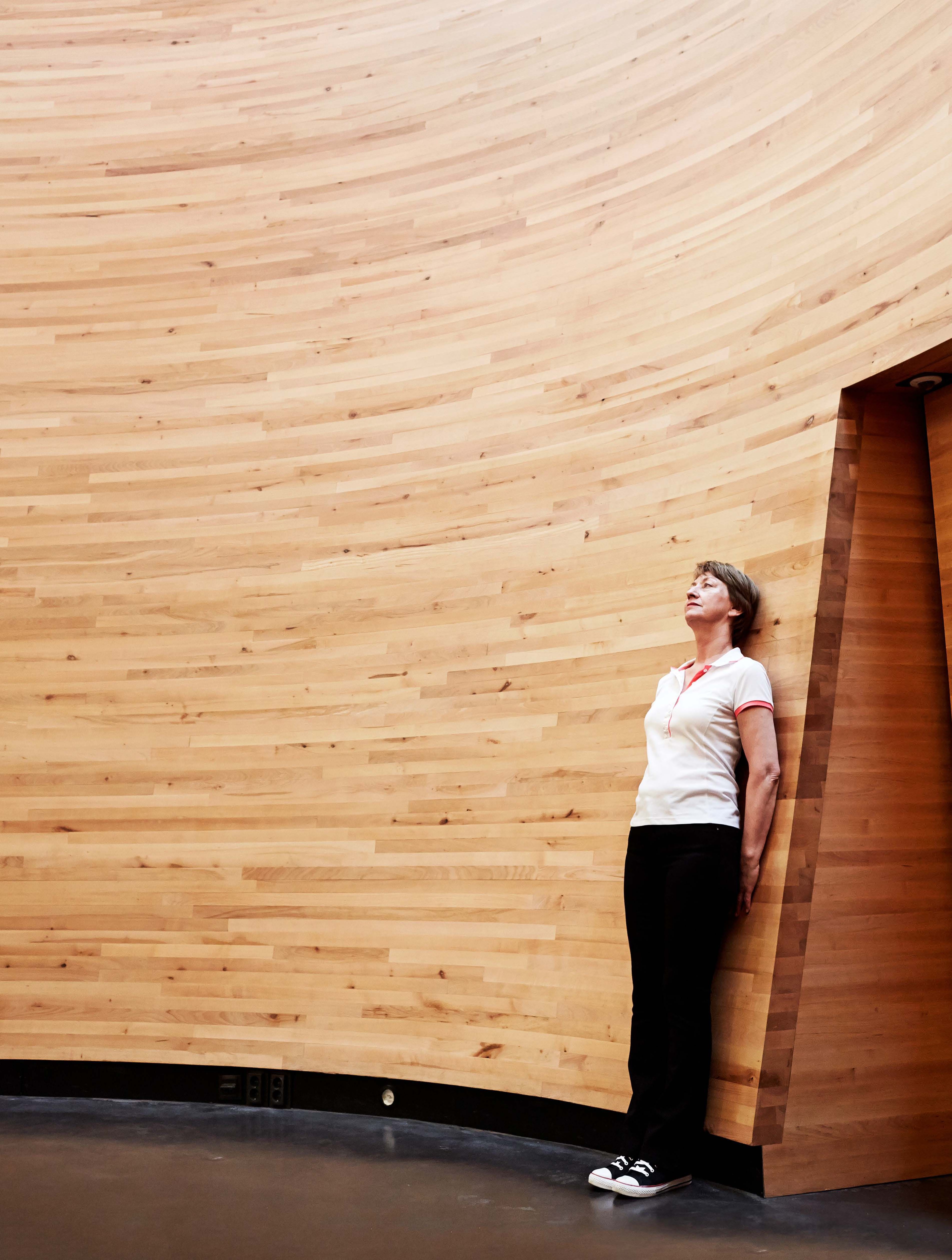 Kampin kappelissa Helsingissä Pamela käy hiljentymässä usein.