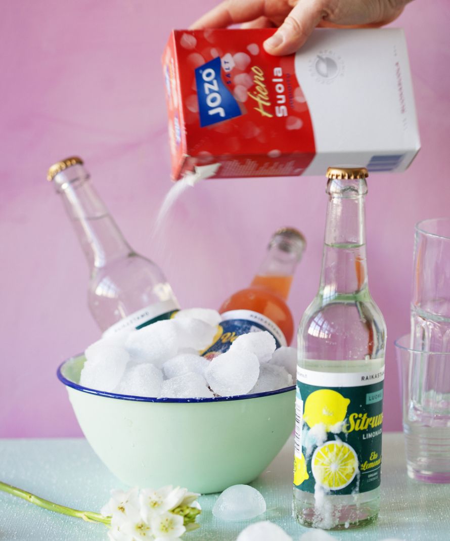 Jäähdytä juomat nopeasti.