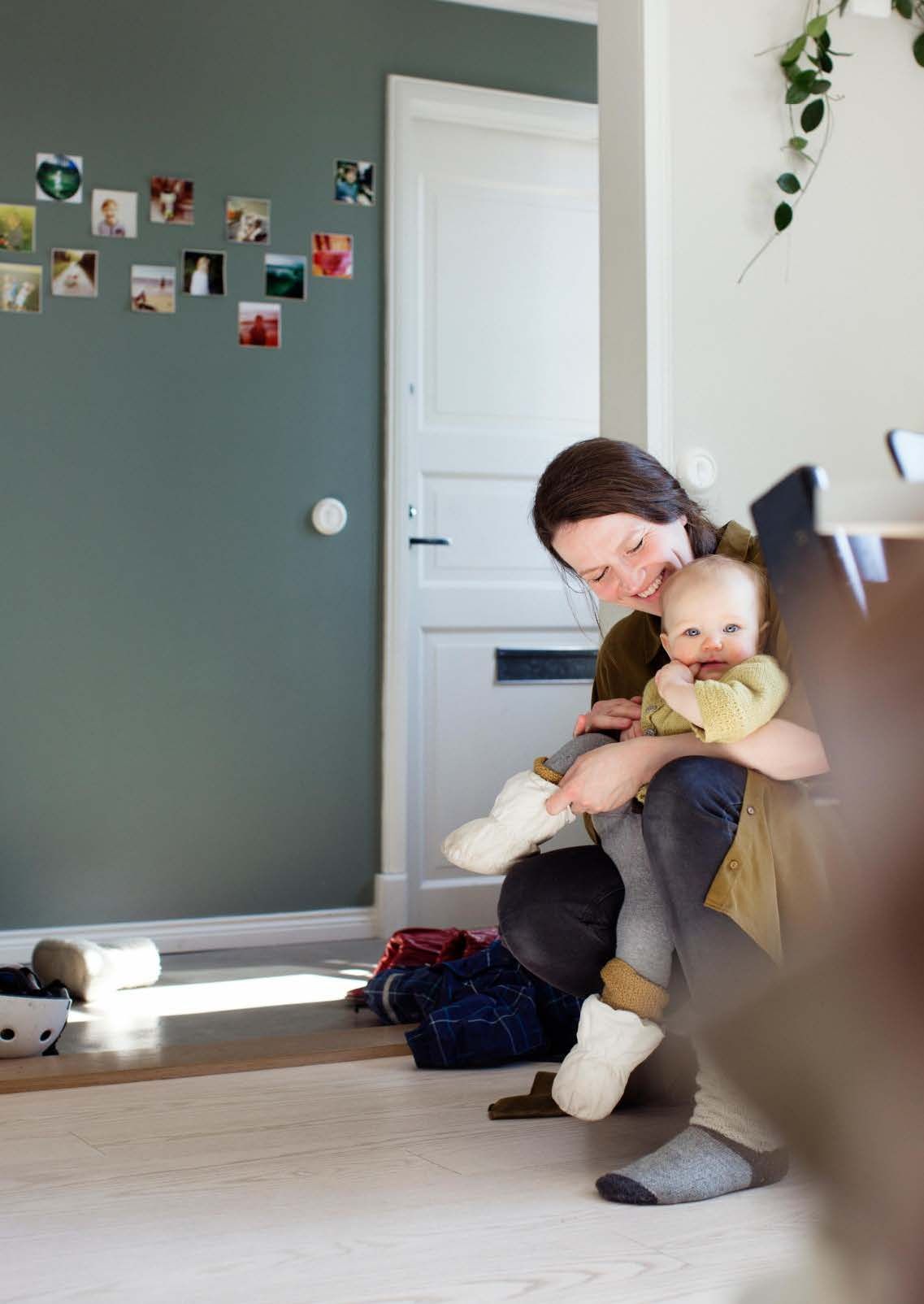 ”Mildan syntymä tasapainotti kaoottista vaihetta elämässämme”, sanoo Maria Katinas.