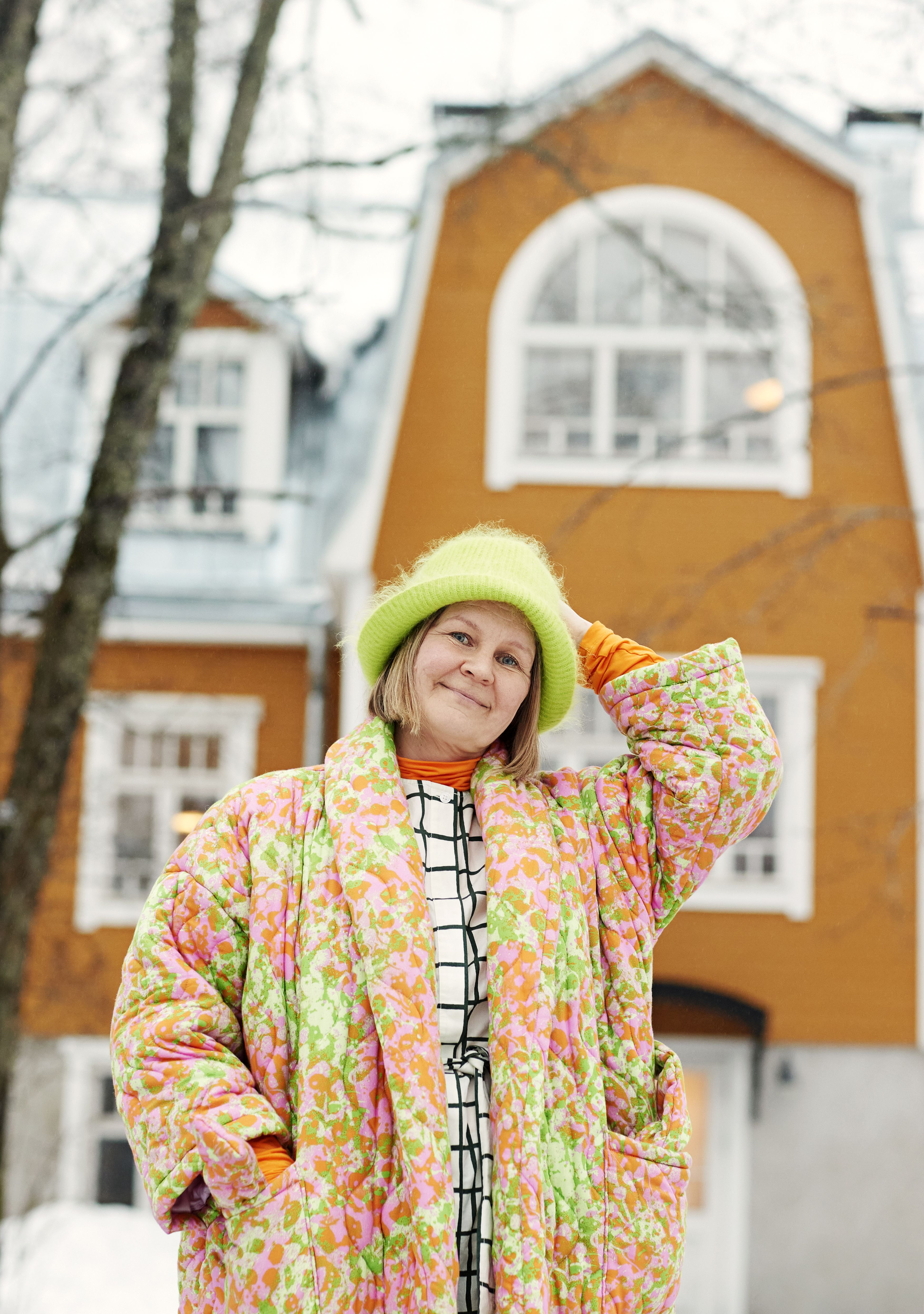 Aina kun kuljen Vimman värikäs toppatakki ylläni, joku kysyy, mistä olen sen löytänyt.